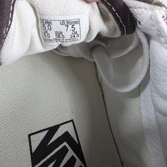 Vans Old Skool Womens‎ Size 75 Suede Canvas Tribal Print Skate Shoes - Picture 8 of 8